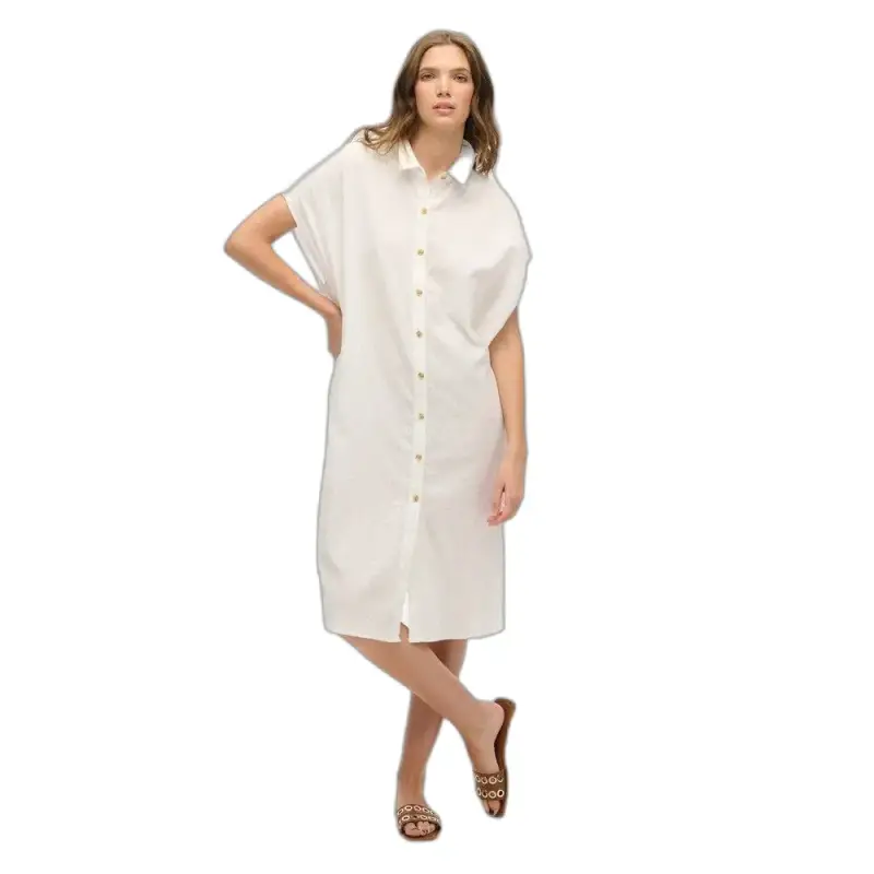 Robe chemise midi oversize donna Superdry