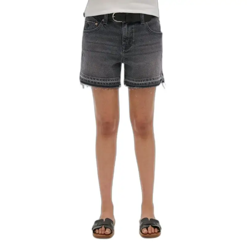 Short effiloché a vita alta per donna Superdry