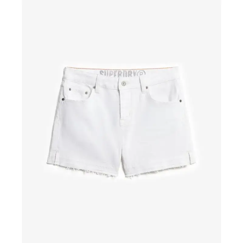 Short effiloché a vita alta per donna Superdry