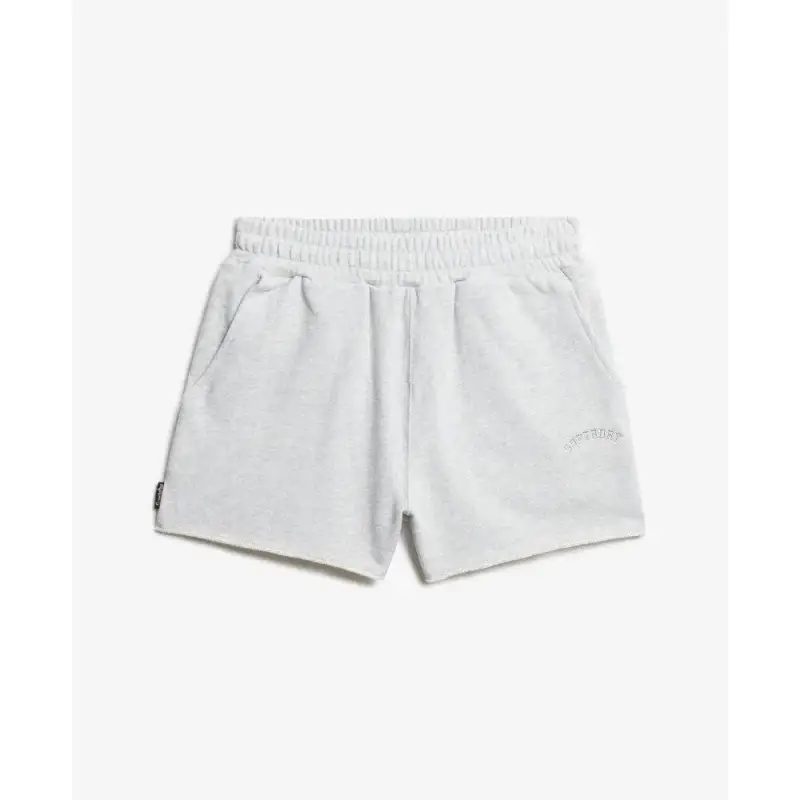 Shorts con logo tinta garzata essenziale donna Superdry