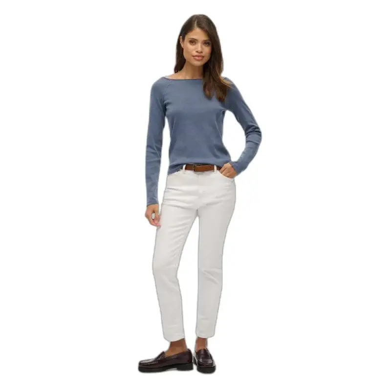 T-shirt a maniche lunghe spalle scoperte donna Superdry Bardot