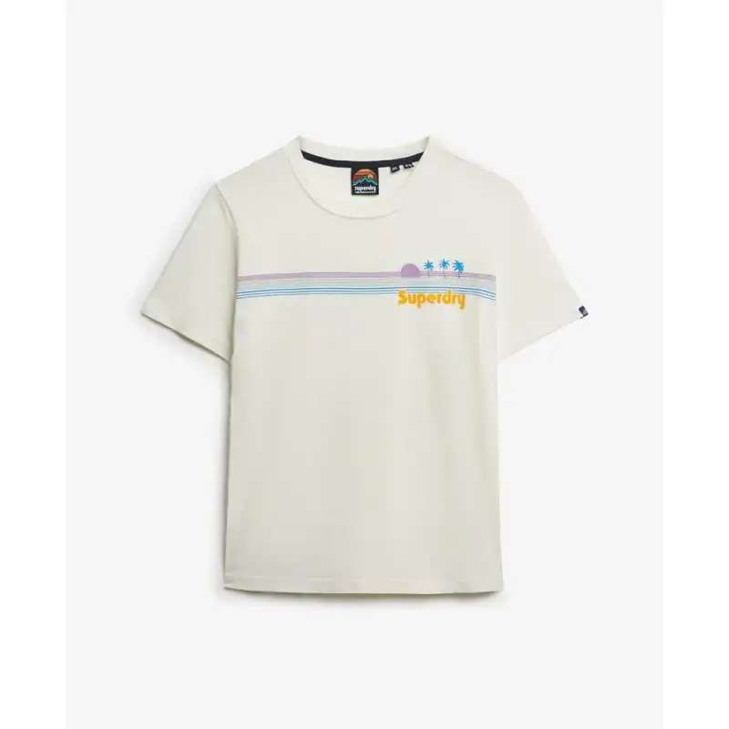 T-shirt da donna a righe Superdry