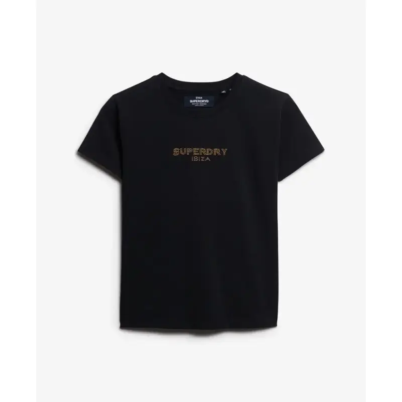 T-shirt da donna aderente Superdry Sport Luxe