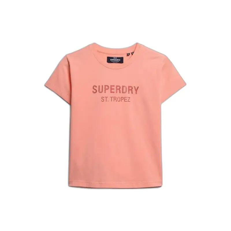 T-shirt da donna aderente Superdry Sport Luxe