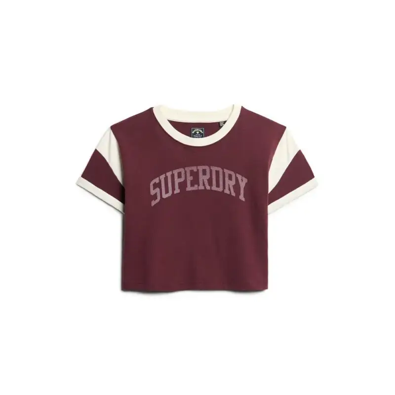 T-shirt donna a contrasto Superdry Athletic Essentials