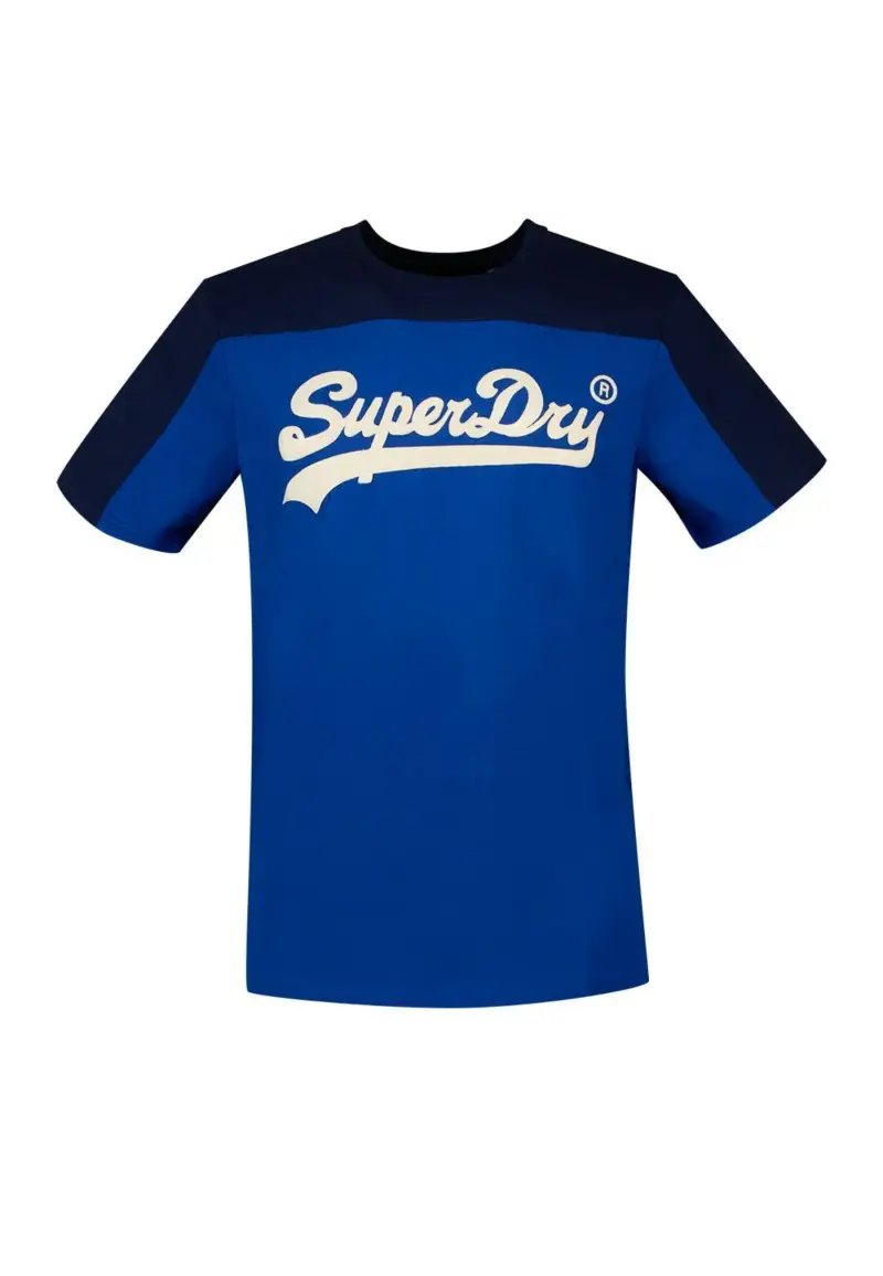 T-shirt Vintage VL College Tee - S / Blu