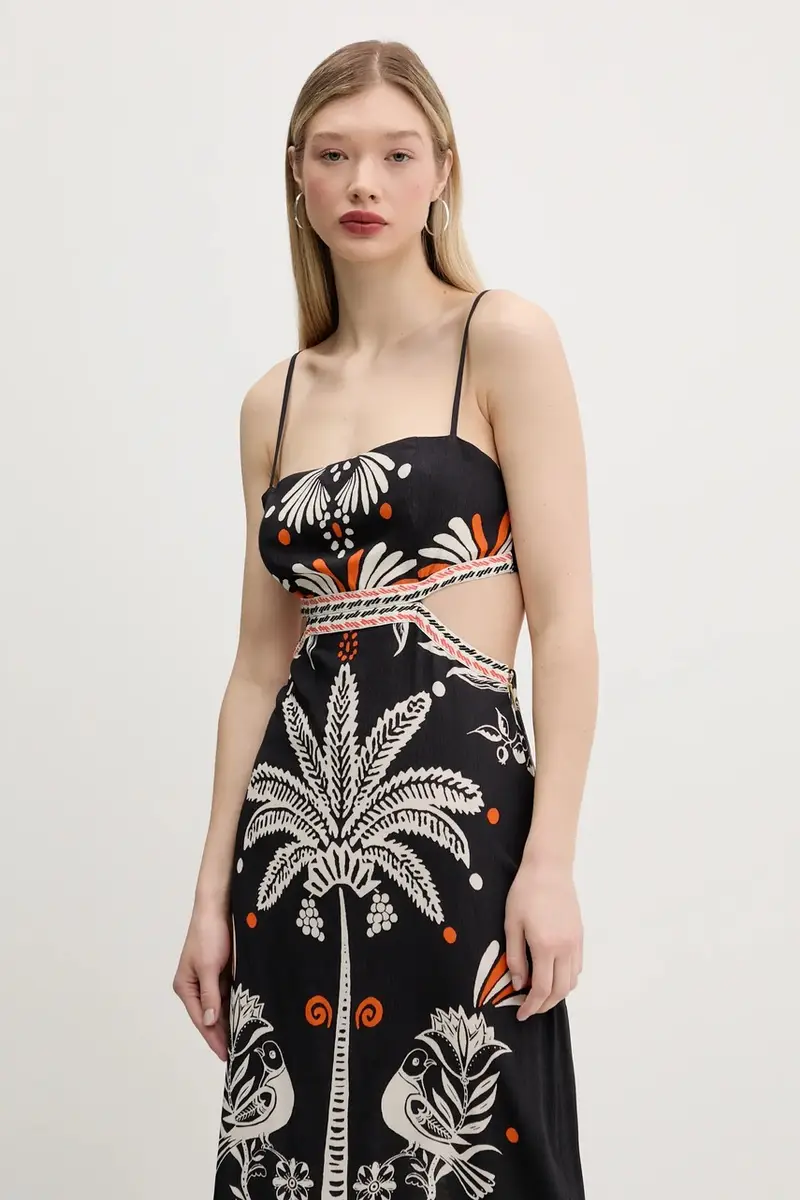 vestito colore nero W8011874A-F4N miniatura 4