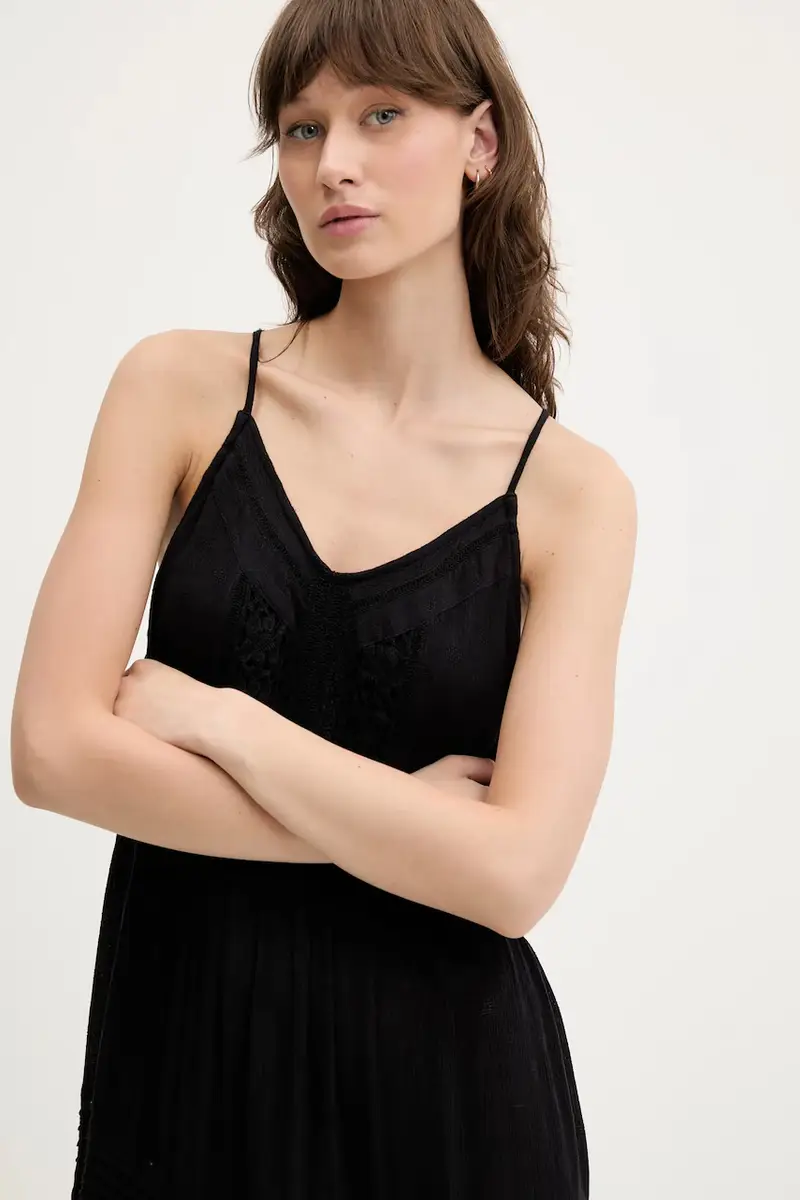 vestito colore nero W8011908A-02A miniatura 4