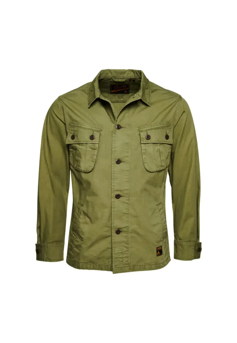 VINTAGE COMBAT OVERSHIRT - S / Verde