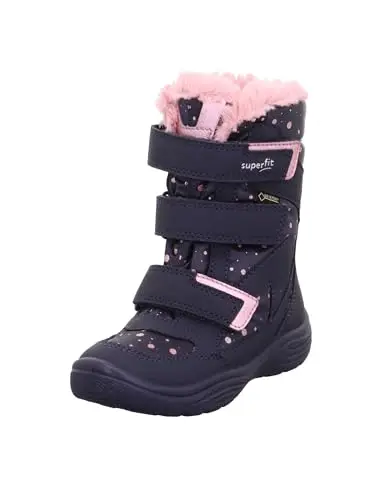 superfit Crystal, Stivali da neve Bambine e ragazze, Blu Rosa 9090, 31 EU
