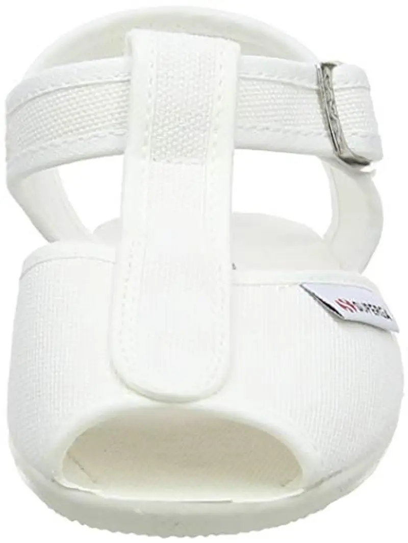 SUPERGA 1200 Cotj, Sandali con Chiusura a T Unisex - Bambini e ragazzi, White 900, 22 EU miniatura 2