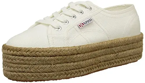 SUPERGA 2790 Cotropew, Sneaker Donna, Bianco White 901, 37 EU