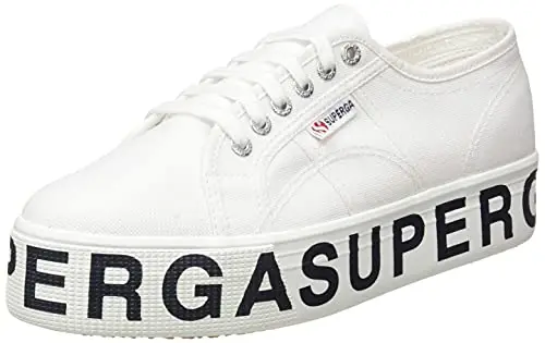 SUPERGA 2790 COTW OUTSOLE LETTERING, Sneaker, Donna, Bianco (White 901), 42 EU
