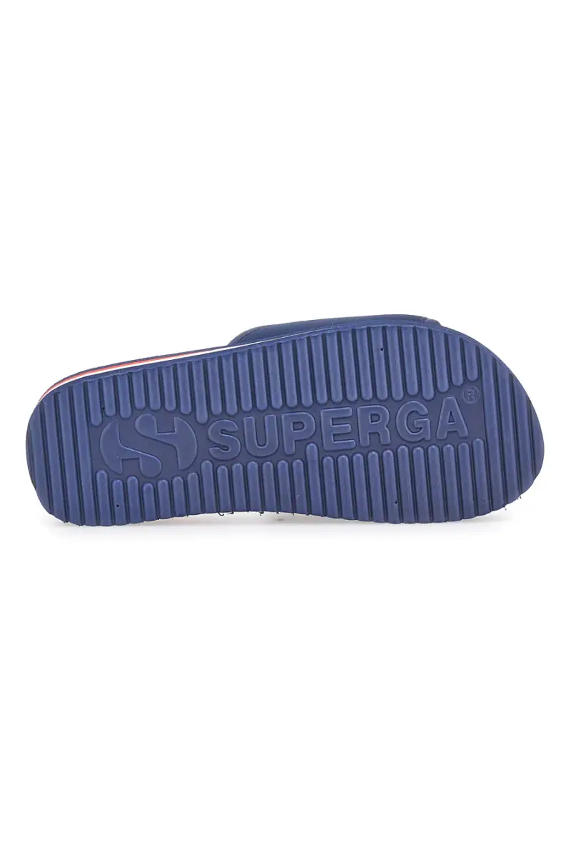 Ciabatte blu navy fascia logo SUPERGA S24E701 [BLUE] miniatura 5