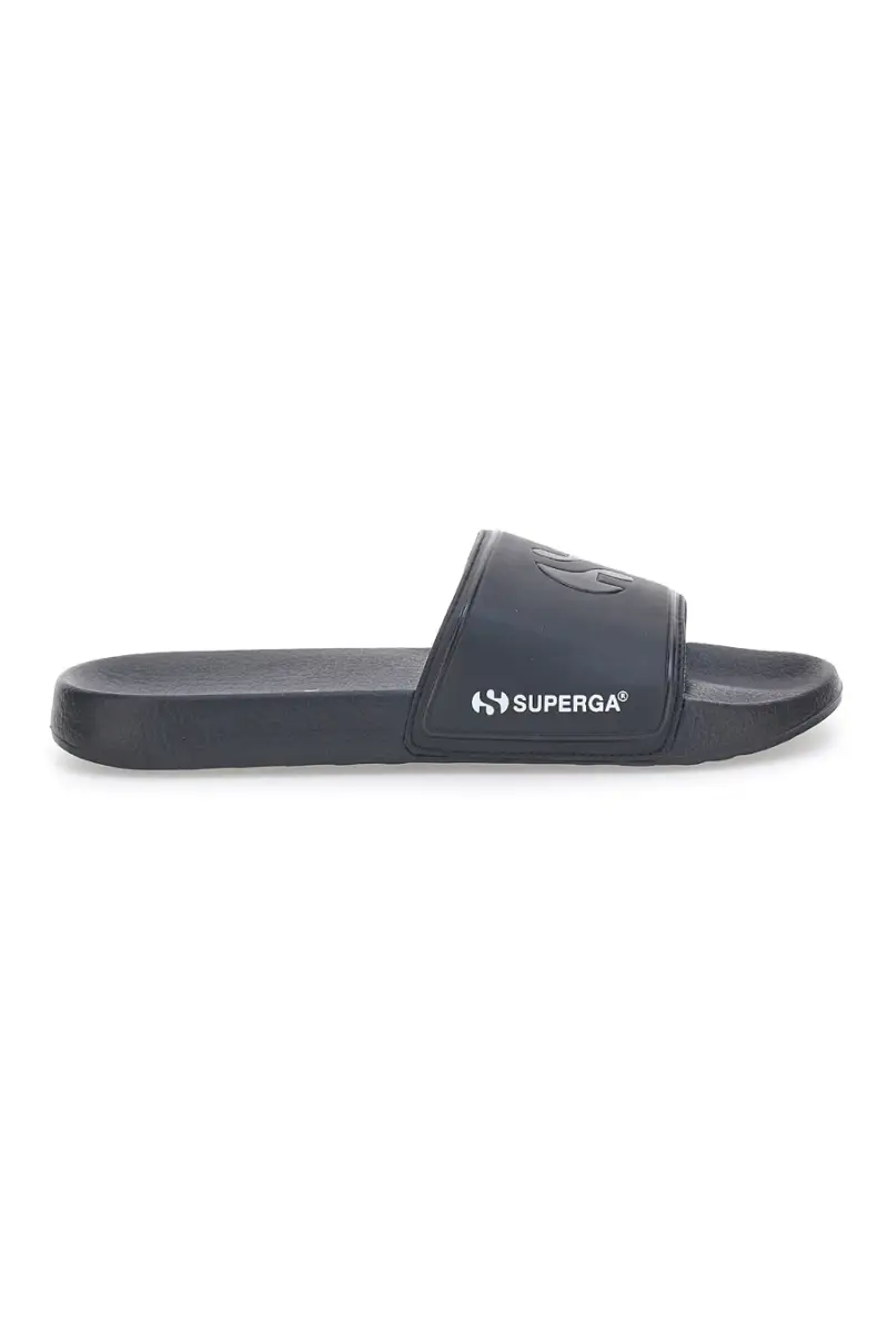 Ciabatte Nere Fascia Singola Logo Superga 24S753 [NERO]