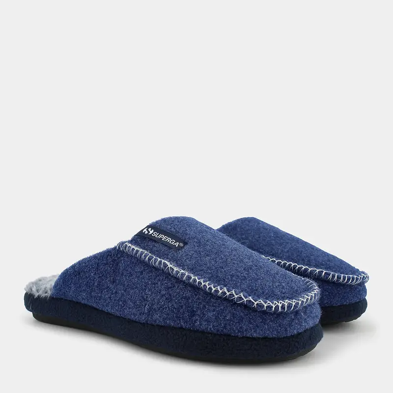 Ciabatte Superga da Uomo, blu miniatura 2