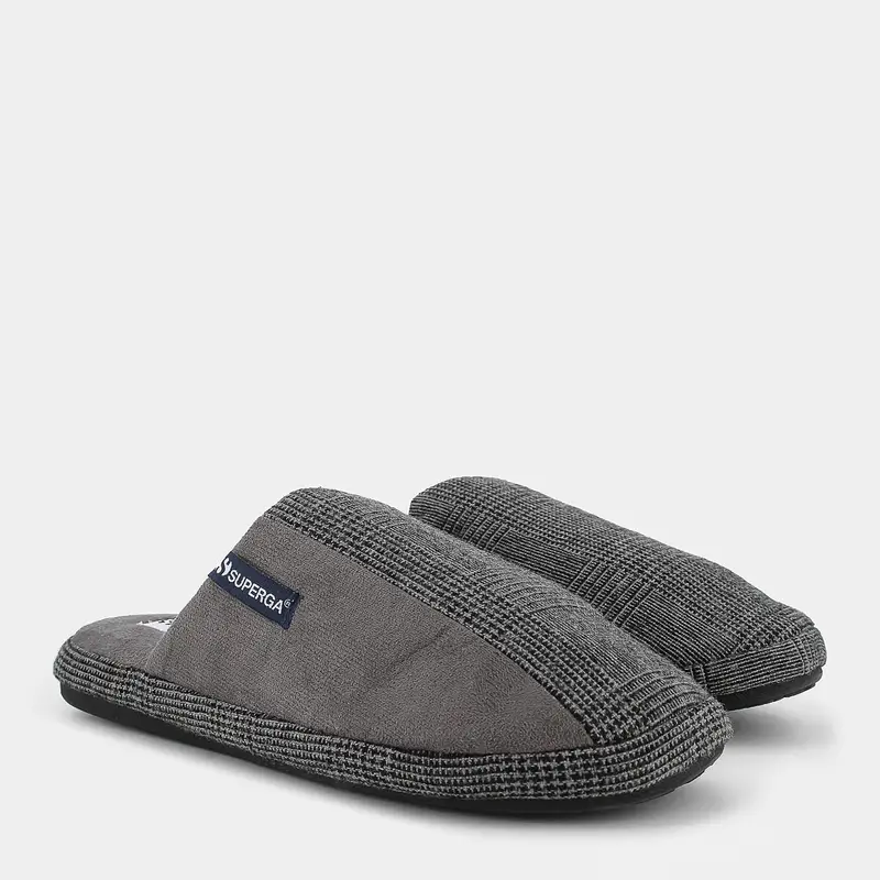 Ciabatte Superga da Uomo, grigio miniatura 2