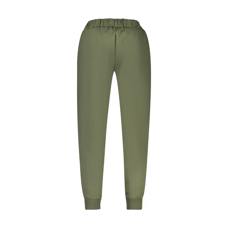 Pantaloni Tuta Uomo Verde Stampa Logo miniatura 2