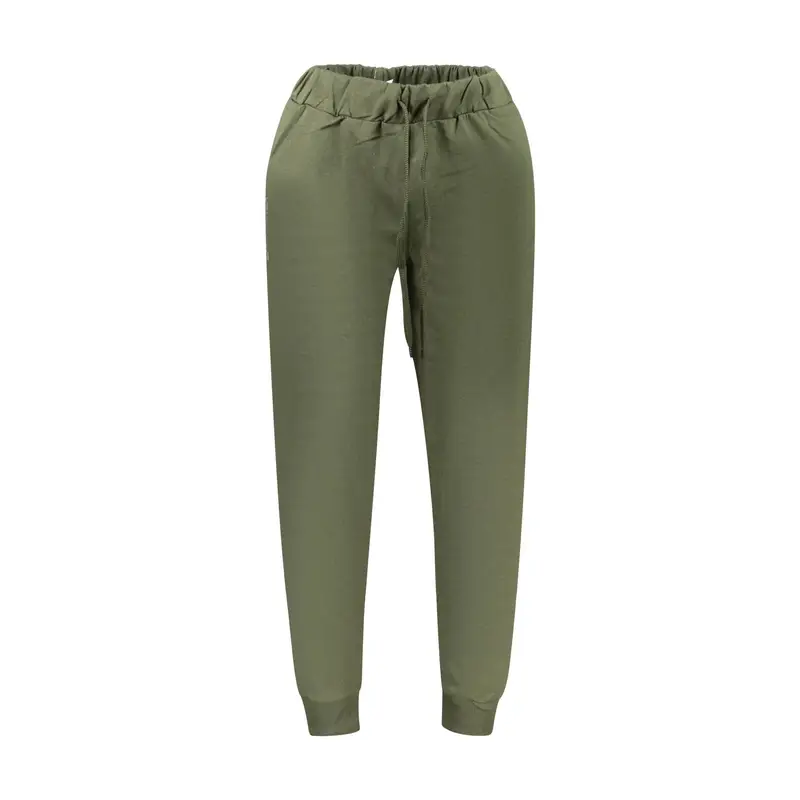 Pantaloni Tuta Uomo Verde Stampa Logo