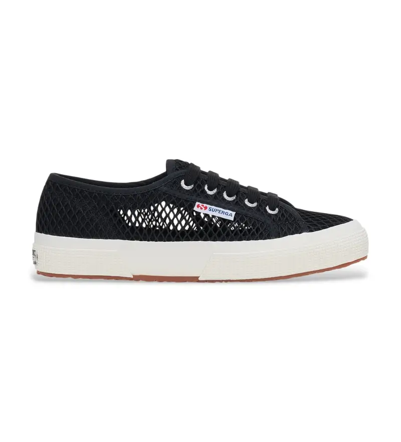 per donna S2135GW 2750 Sneakers bianche in rete (37), Nero, Basso, Stringhe, Casual Naturale