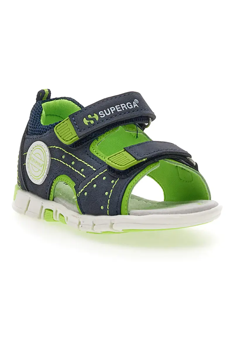 Sandali Primi Passi Blu e Verdi Superga 83507 [BLUE] miniatura 2