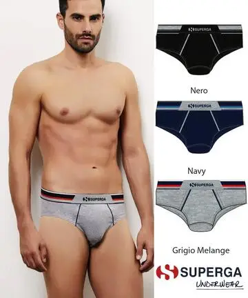Slip uomo in cotone elasticizzato Superga 352