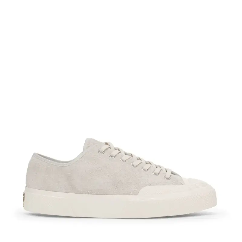 Sneakers 2432 works hairy suede bianco
