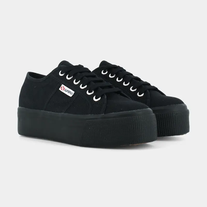Sportive Superga da Donna, nero miniatura 2