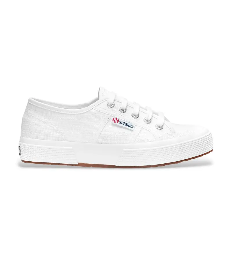 unisex S000010 Sneakers 2750 Cotu Classic bianche (36), Bianco, Tessuto, Basso, Stringhe, Casual Naturale