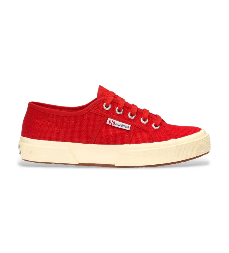 unisex S000010 Sneakers 2750 Cotu Classic rosse (36), Rosso, Tessuto, Basso, Stringhe, Casual Naturale