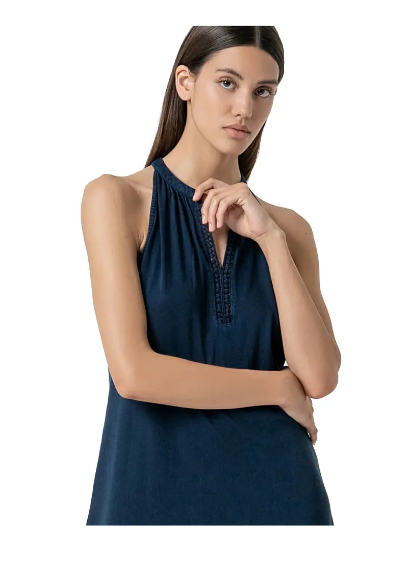 Abito Donna Blu miniatura 2