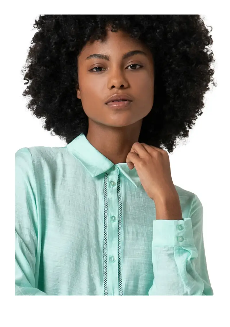 Camicia Donna Verde miniatura 2