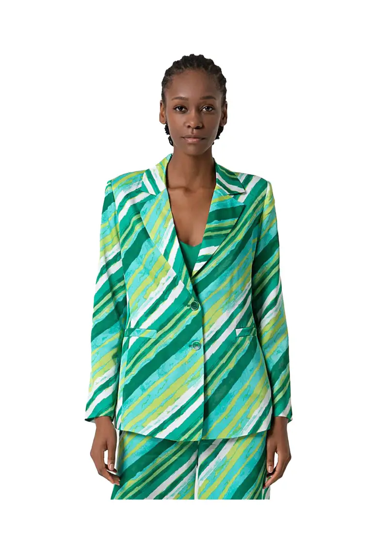 Giacca Donna Verde miniatura 3