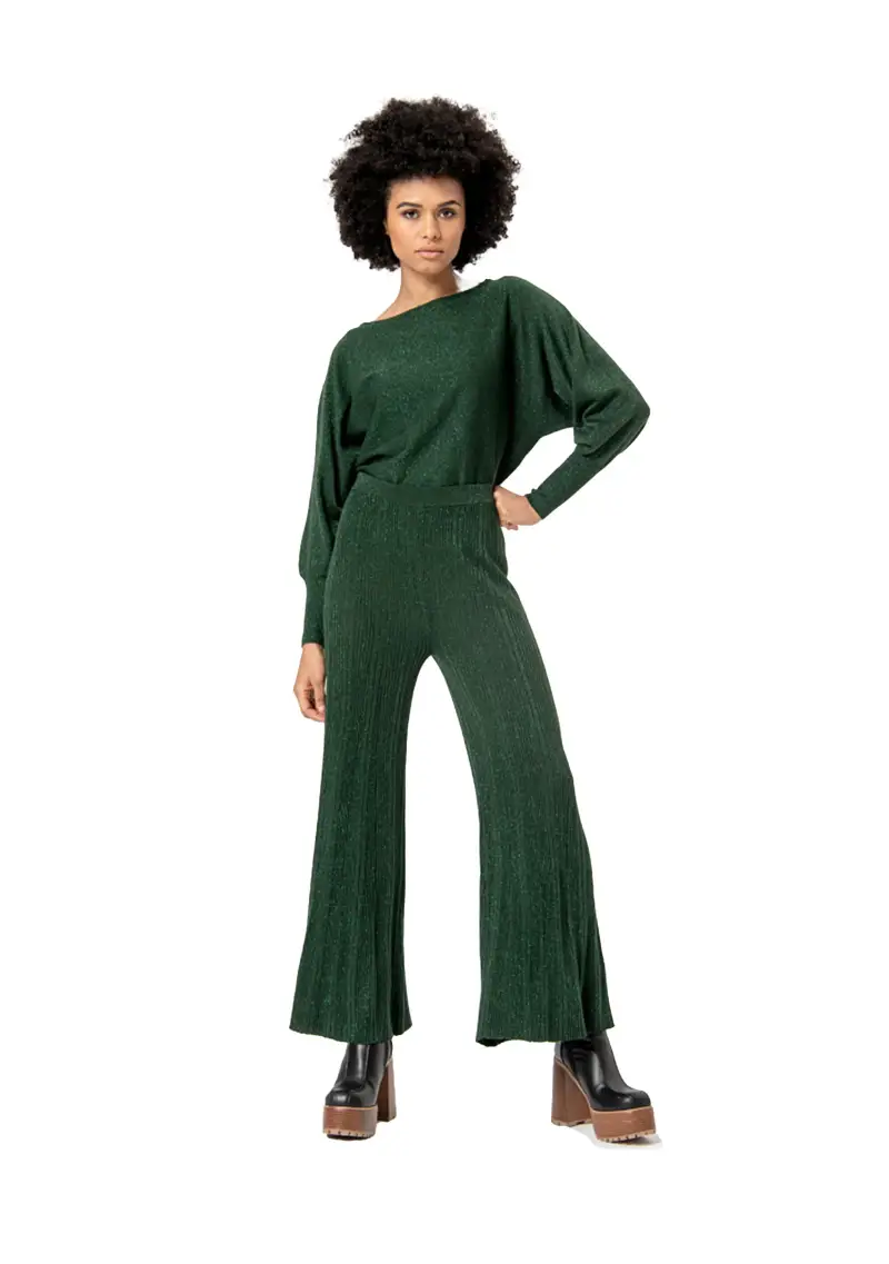 Pantalone Donna Verde miniatura 3