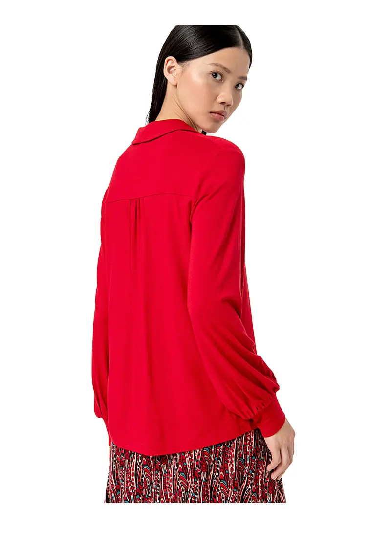 Surkana T-shirt Donna Rosso 925003 miniatura 3