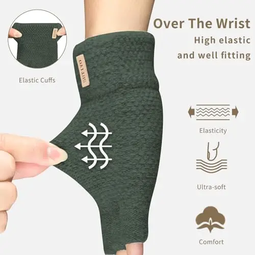 SUTIYO Guanti Verde 3081178 miniatura 3