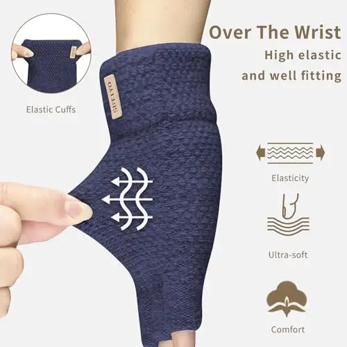 SUTIYO Guanti Uomo Rosa 3081174 miniatura 2