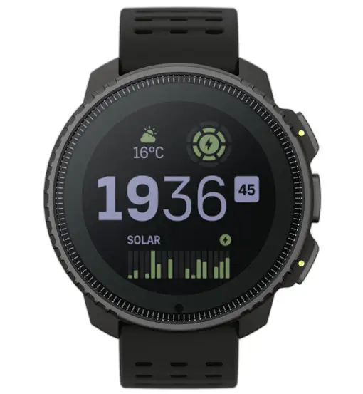 Suunto Vertical Steel Solar - orologio multifunzione Black