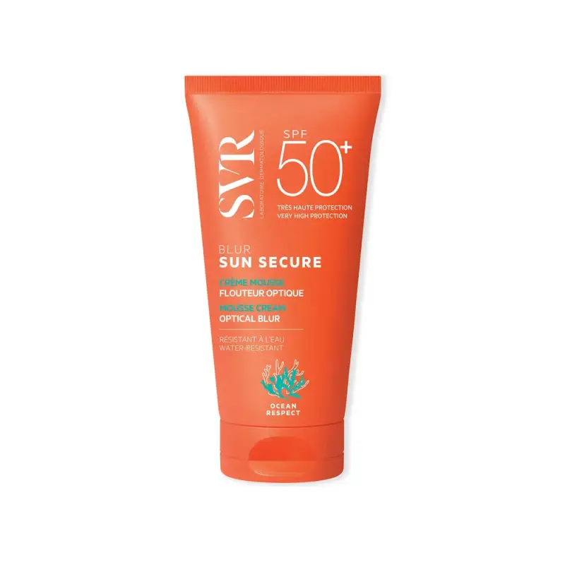 Sun Secure SPF50+ Blur Solaire Crème Mousse Flouteur Optique Senza Profumo 50ml