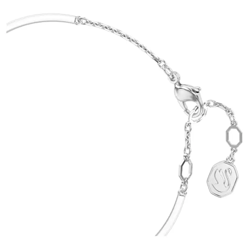 Swarovski Bracciale rigido Hyperbola, Infinito, Blu, Placcato rodio miniatura 3