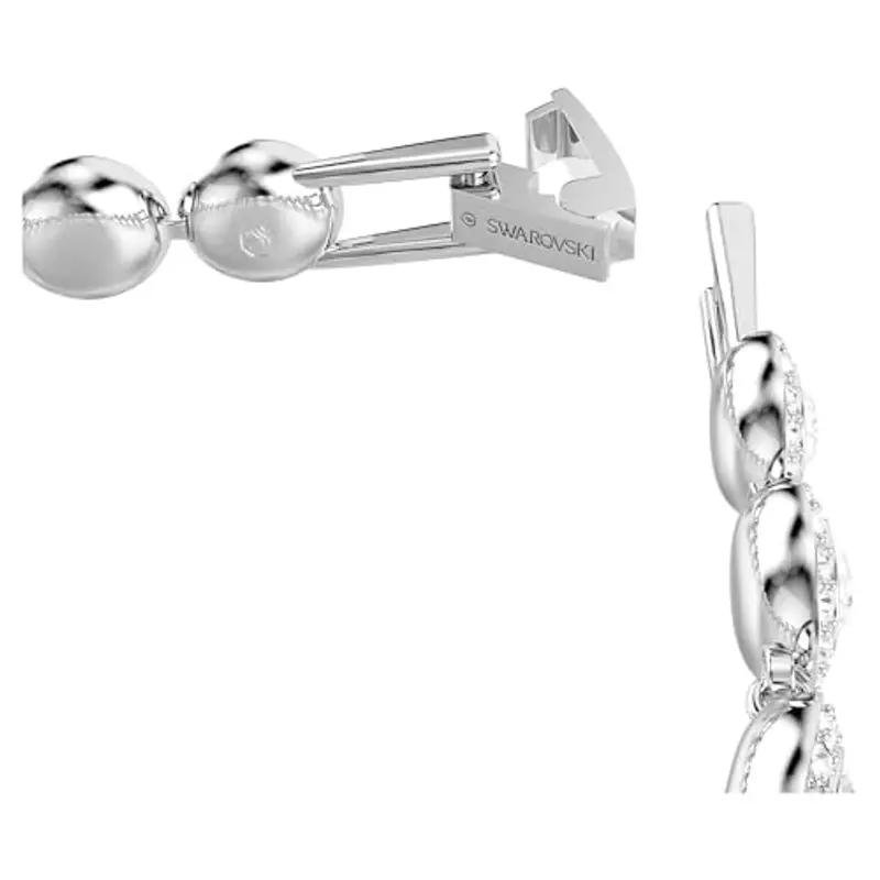 Swarovski Braccialetto Angelic, bianco, Placcatura rodio miniatura 3