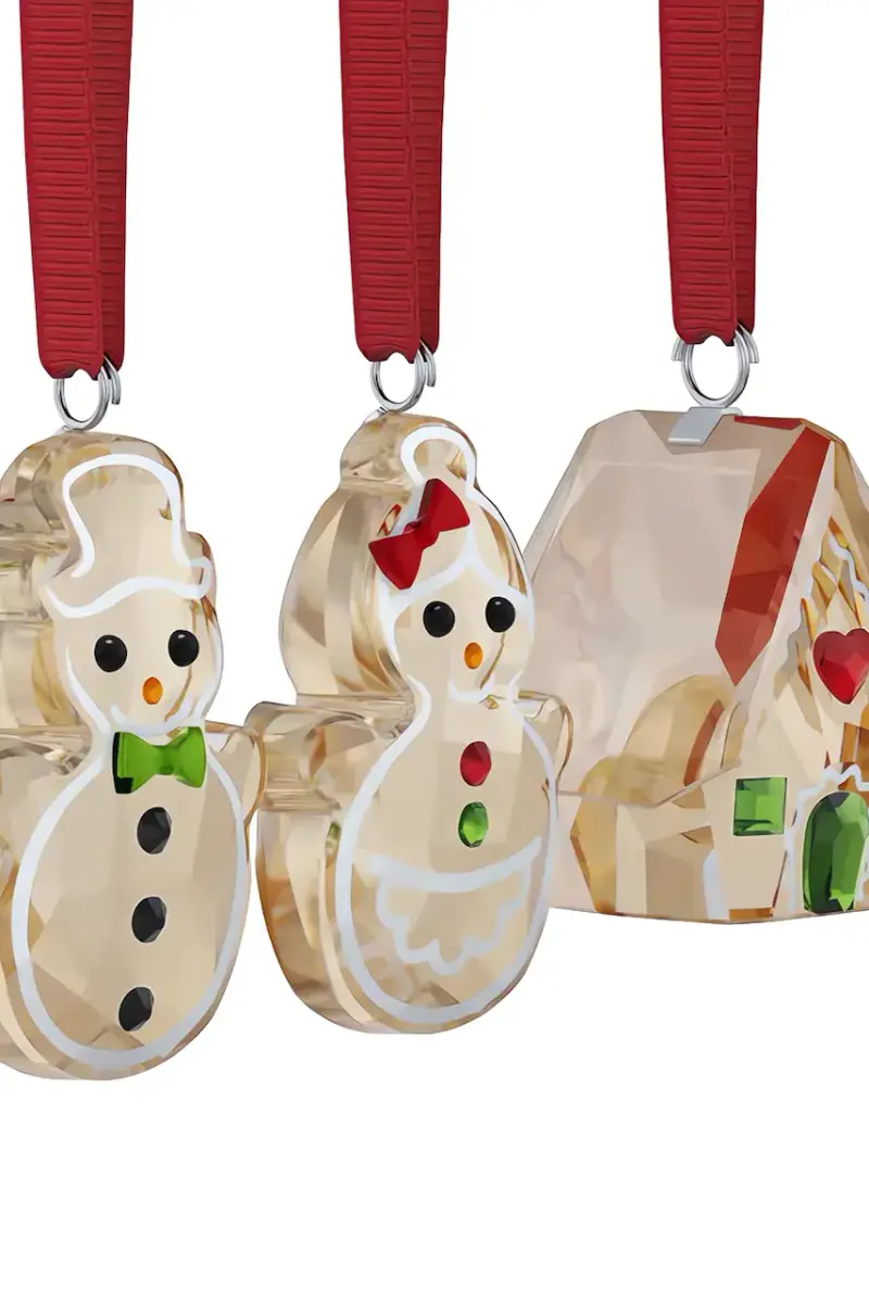 ciondolo decorativo HOLIDAY CHEERS pacco da 3 colore trasparente 5701511 Transparente miniatura 2