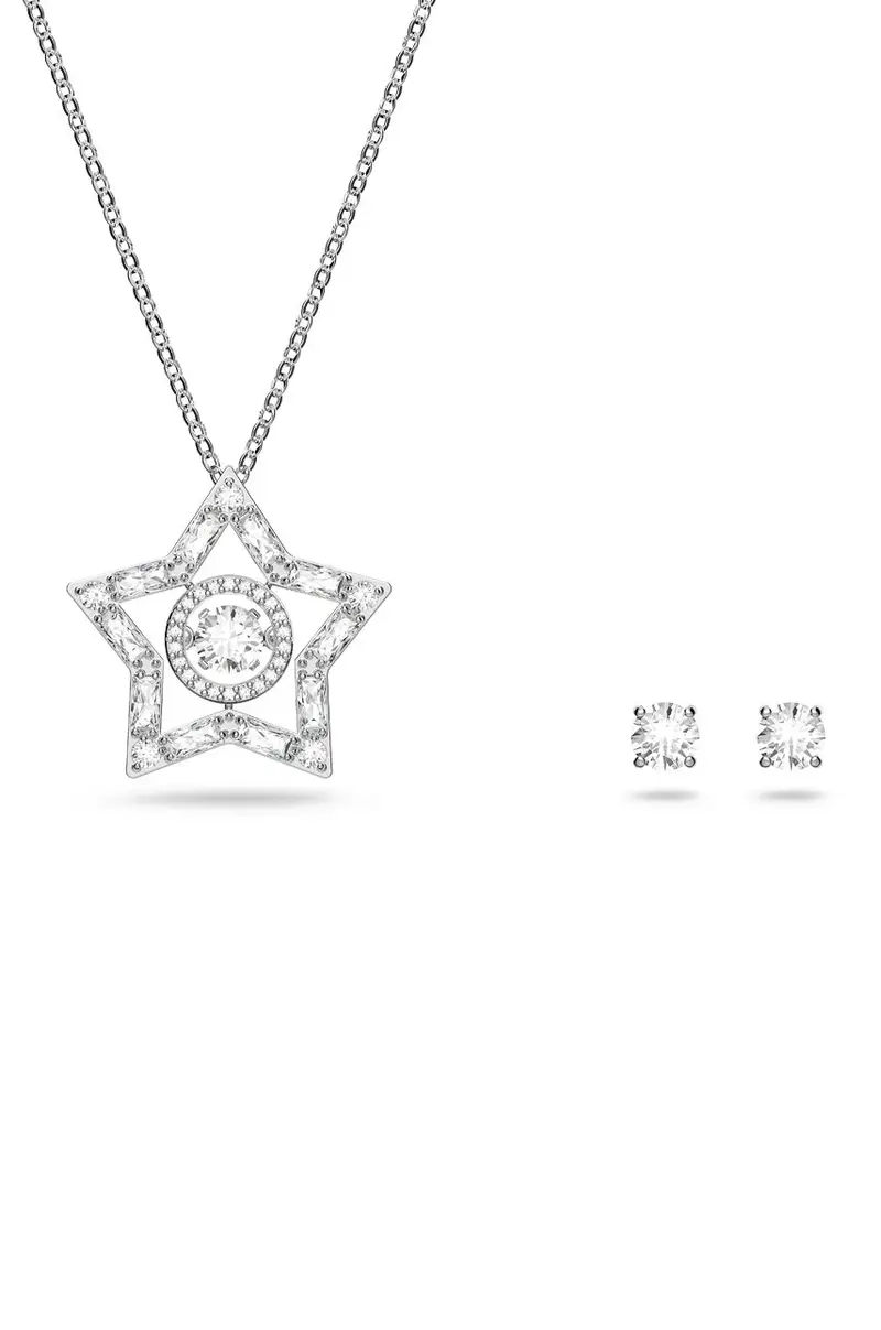 collana e orrechini Argento