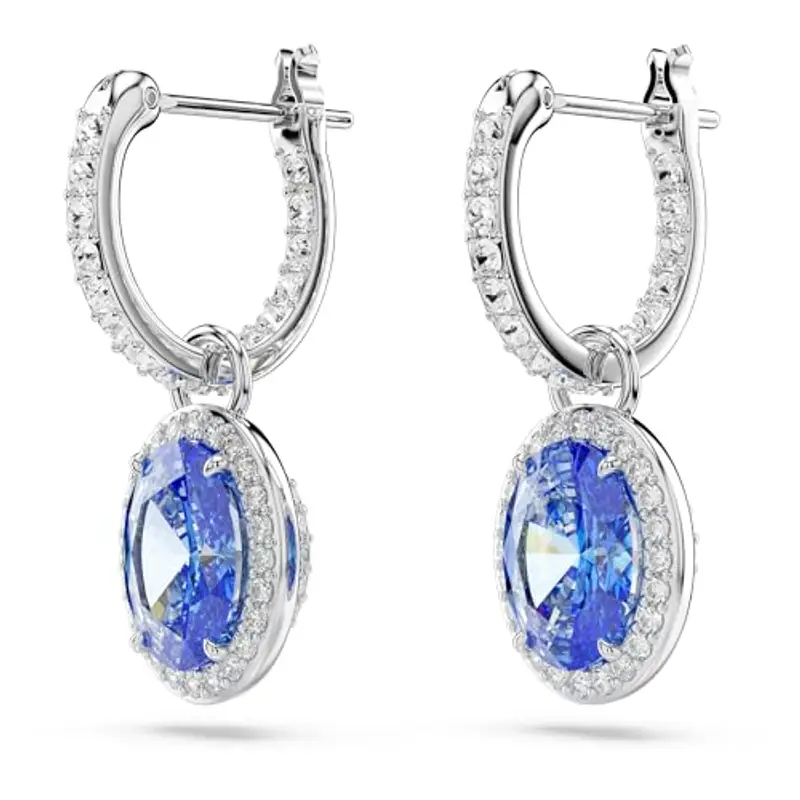 Swarovski Constella Orecchini Pendenti, con Cristalli e Zirconia Swarovski a Taglio Ovale, Placcatura in Tonalità miniatura 3