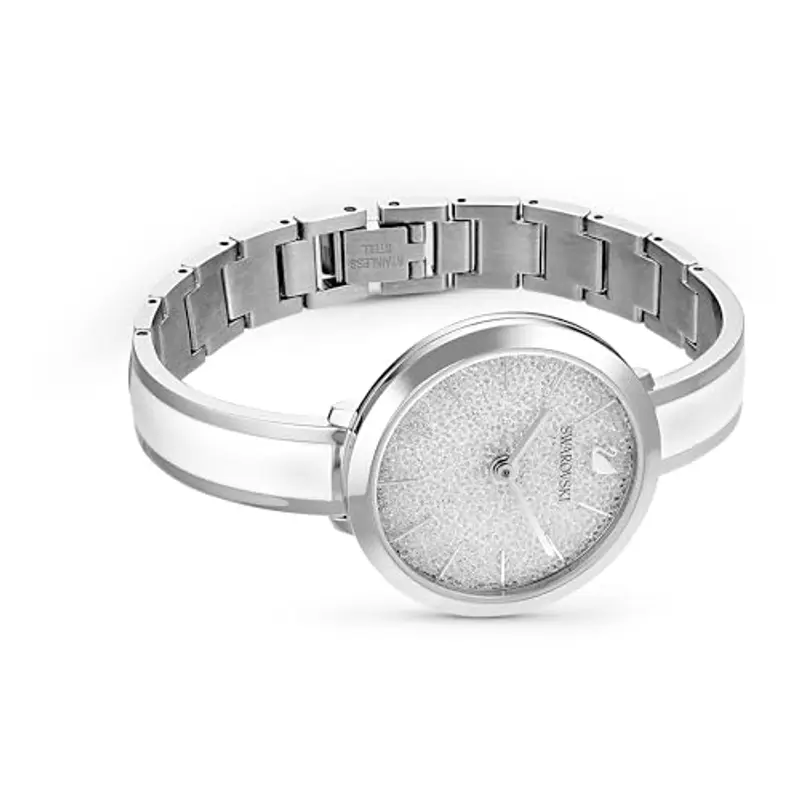 Swarovski Crystalline Delight Orologio, con CristalliSwarovski, Acciaio Inox e Bracciale di Metallo, Meccanismo al miniatura 3