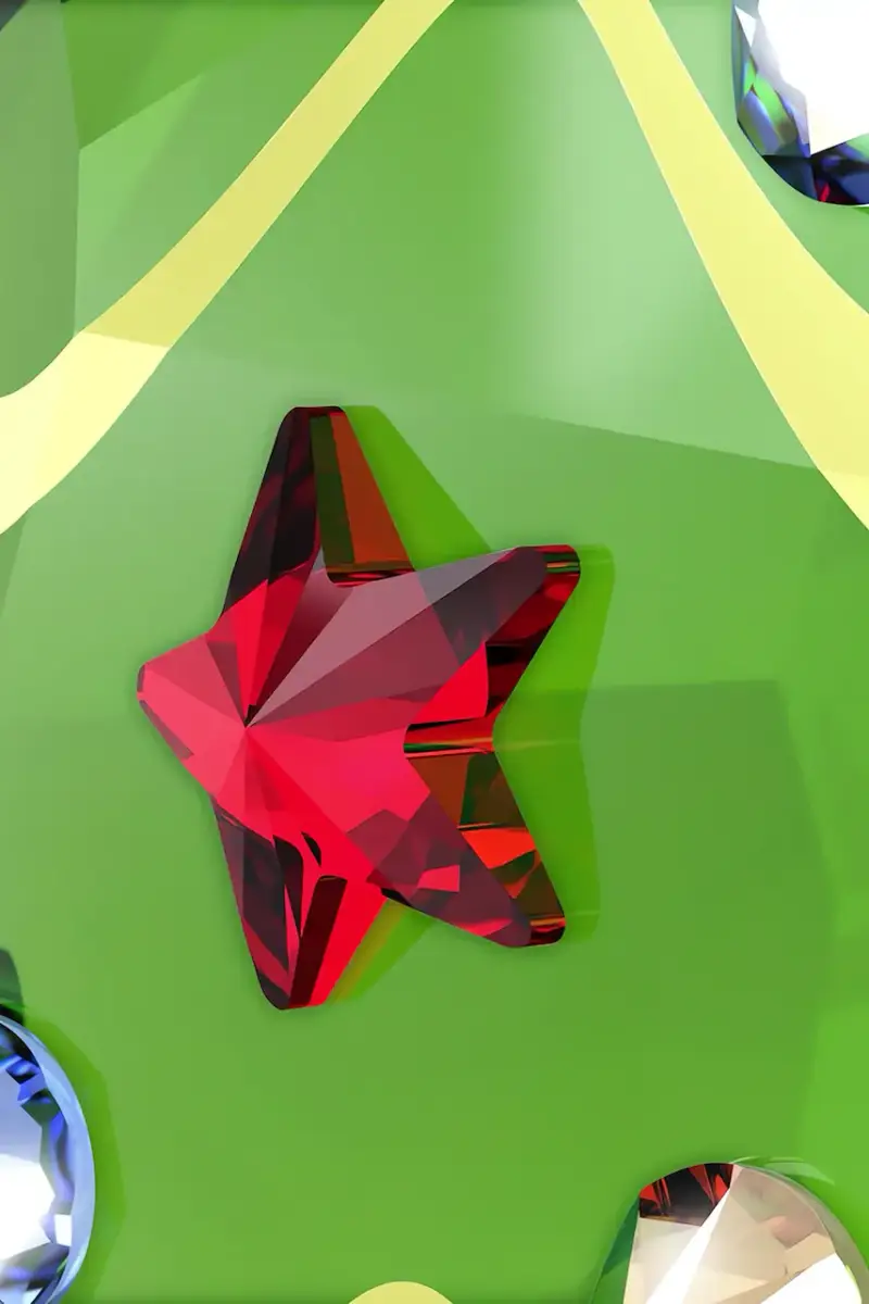 decorazione appesa HOLIDAY CHEERS colore verde 5701867 miniatura 3