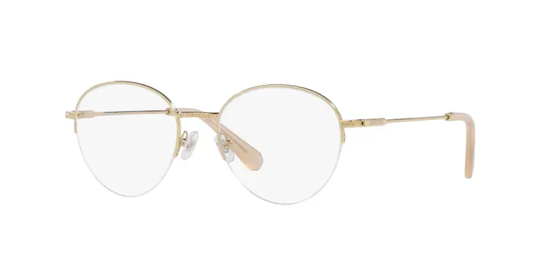 Donna SK1004 4013 Montature da vista Metallo Oro Trasparente Pantos Normale miniatura 3