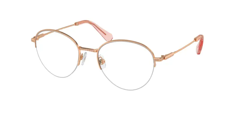 Donna SK1004 4014 Montature da vista Metallo Oro Trasparente Pantos Normale