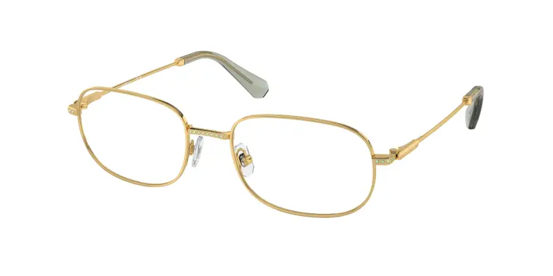 Donna SK1005 4004 Montature da vista Metallo Oro Trasparente Squadrata Normale