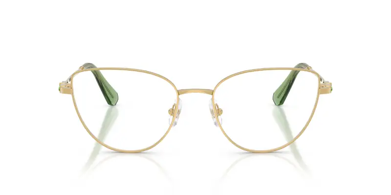 Donna SK1007 4017 Montature da vista Metallo Oro Trasparente Cat Eye Normale miniatura 3